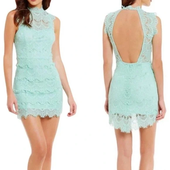 Free People | Dresses | Free People Green Backless Sheath Dress Cocktail | Poshmark Free People | Dresses | Free People Green Backless Sheath Dress Cocktail | Poshmark